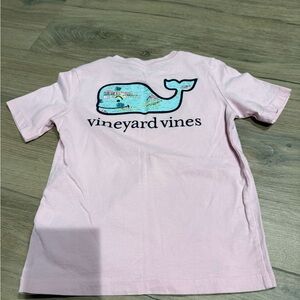 Vineyard Vines Kids Light Pink Whale Tee 5